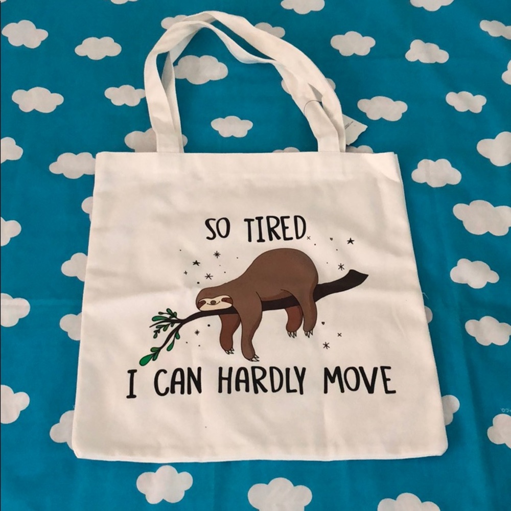 Printed tote bag